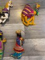 RARE Find LEE WARDS Felt Ornaments | 3 Three Wise Men | Vintage 1970's Finished Set | W/ Artisan's Personal Note!