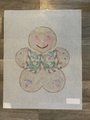 New Vintage A Collection of Designs GINGERBREAD Green Vest Handpainted Needlepoint Canvas #403 Janet Burnett Design Panel