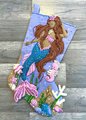 Mermaid Christmas Stocking | Finished Bucilla Kit | GORGEOUS MYSTICAL MERMAID | Sea Princess 89664E | Handmade Felt Stocking