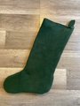 Christmas Stocking New VTG Handmade Finished Bucilla Kooler POINSETTIA TAPESTRY Needlepoint Christmas Stocking 60725