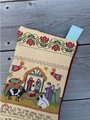 Christmas Stocking NEW Finished HANDMADE NATIVITY Counted Cross Stitch Christmas Stocking JanLynn