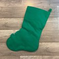 New Christmas Stocking HANDMADE Finished Felt Kit SANTA Finished Felt Dimensions Felt Works 08124 Holiday Custom Stocking