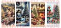 Retro Vintage Lady Christmas Tags Printable Hang Tags Gift Tags PDF & PNG Format Vintage Christmas Digital Collage Sheets Junk Journal