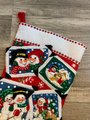 Handmade Custom Stocking, Bucilla SNOWMAN FAMILY Christmas 84939 Pictures Frame Felt Holiday Stocking Christmas Stockings Fireplace Decor