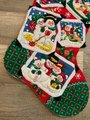 Handmade Custom Stocking, Bucilla SNOWMAN FAMILY Christmas 84939 Pictures Frame Felt Holiday Stocking Christmas Stockings Fireplace Decor