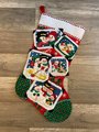 Handmade Custom Stocking, Bucilla SNOWMAN FAMILY Christmas 84939 Pictures Frame Felt Holiday Stocking Christmas Stockings Fireplace Decor