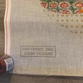 New Vintage 1980s LEIGH Designs Goose Stocking Needlepoint Christmas Stocking Canvas Fireplace Bird Holiday Stocking