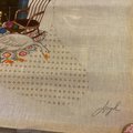 New Vintage 1980s LEIGH Designs Goose Stocking Needlepoint Christmas Stocking Canvas Fireplace Bird Holiday Stocking