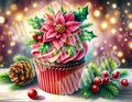 Christmas Cupcakes, Christmas Junk Journal Kit, Junk Journaling Printables, Instant Digital Download, Cupcake Clipart, 12 Designs