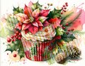 Christmas Cupcakes, Christmas Junk Journal Kit, Junk Journaling Printables, Instant Digital Download, Cupcake Clipart, 12 Designs