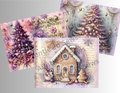 Christmas Junk Journal Kit, Printable Pages, Pink Christmas, Digital Junk Journal, Instant Download, Print Immediately or Edit it Canva