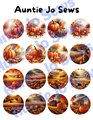 Autumn Junk Journal Labels, Printable Pages, Digital Junk Journal, Instant Download, Collage Sheet Fuzzy Cut Pumpkin Fall Decor Scrapbooking