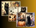 Halloween Junk Journal Kit, Vintage Halloween Junk Journal Pages, Halloween Printables, Digital Download, Tags, Autumn, Ephemera