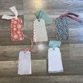 Handmade Christmas Gift Tags, Loaded Junk Journal Tags, Journal Supplies, Vintage Scrapbooking Ephemera, Vintage Holiday Tag, Ready to Ship!