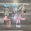 Vintage Christmas Gift Tags, Loaded Junk Journal Tags, Handmade Journal Supplies, Retro Scrapbooking Ephemera, Holiday Tag, Ready to Ship!
