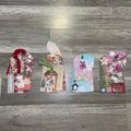 Handmade Christmas Gift Tags, Loaded Junk Journal Tags, Vintage Journal Supplies, Retro Scrapbooking Ephemera, Holiday Tag, Ready to Ship!