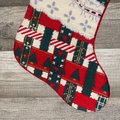 Vintage 1980's Retro Christmas Stocking Finished Handmade BUCILLA Toy Bears Needlepoint Holiday Stocking 60660 Holiday Decor