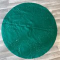 Christmas Tree Skirt / Table Cover HANDMADE BUCILLA #83212 Jolly Faces Santa Claus Tree Skirt Holiday Home Decor Table Decor