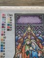 New Dimensions 1994 NATIVITY STOCKING Kit 9092 *Pre-Mounted* Holy Family Wise Men Decor DIY Stitch Kit