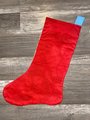 Christmas Stocking | Handmade Counted Cross Stitch | Vintage BUCILLA Visions of Sugarplums Finished Embroidered Stocking