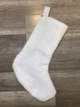 New Christmas Stocking Counted Cross Stitch SANTA IN WORKSHOP Needlepoint Holiday Stocking Holiday Decor