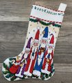New Christmas Stocking 1994 DIMENSIONS 8452 Pencil Stocking Counted Cross Stitch Santa Christmas Needlepoint Holiday Stocking Holiday Decor