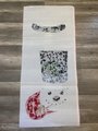 Christmas Stocking New Rare LIZ Handpainted Vintage Snowman with Top Hat Pipe Needlepoint Christmas Stocking Canvas Decor Signed Canvas