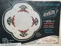 Handmade Vintage Tree Skirt, Finished Edna Looney Christmas Bells Ornaments Tree Skirt, Table Cover Handmade Decorations Silver Bells