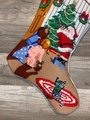 New Christmas Stocking Counted Cross Stitch Christmas Eve Santa Needlepoint Holiday Stocking Holiday Decor