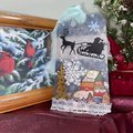 Handmade Christmas Gift Tags, Loaded Junk Journal Tags, Journal Supplies, Vintage Scrapbooking Ephemera, Vintage Holiday Tag, Ready to Ship!