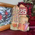 Vintage Christmas Gift Tags, Loaded Junk Journal Tags, Handmade Journal Supplies, Retro Scrapbooking Ephemera, Holiday Tag, Ready to Ship!