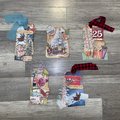 Vintage Christmas Gift Tags, Loaded Junk Journal Tags, Handmade Journal Supplies, Retro Scrapbooking Ephemera, Holiday Tag, Ready to Ship!