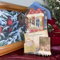 Retro Christmas Gift Tags, Loaded Junk Journal Tags, Vintage Journal Supplies, Scrapbooking Ephemera, Handmade Holiday Tag, Ready to Ship!