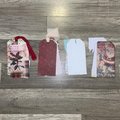Handmade Christmas Gift Tags, Loaded Junk Journal Tags, Vintage Journal Supplies, Retro Scrapbooking Ephemera, Holiday Tag, Ready to Ship!