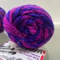 Lot of 3 DARN GOOD YARN Speckled Tweed 'Begonia' Blue Purple Recycled Silk Yarn Medium 55 yards
