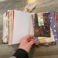 Christmas Junk Journal, Holiday Junk Journal, Handmade Journal, Gift Journal, Writing Journal, Made in USA, Snowman Journal