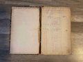 Antique Journal Ledger 1870s Gorgeous Calligraphy, Junk Journal, Vintage Ephemera, Antique Cursive Handwriting