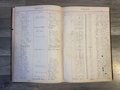 Antique Journal Ledger 1890s Discount Register Ledger Gorgeous Calligraphy, Handwritten tables, Mathematical Workbook Vintage Ephemera