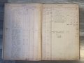 Antique Journal Cash Book 1800s Record Keepers Ledger Payment Book Gorgeous Calligraphy, Handwritten tables, Vintage Ledger Ephemera
