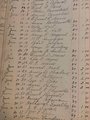 Antique Journal Cash Book 1800s Record Keepers Ledger Payment Book Gorgeous Calligraphy, Handwritten tables, Vintage Ledger Ephemera