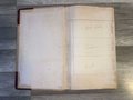 Antique Journal Ledger Farm 1800s Day Book Ledger Record Keeper's Payment Book Gorgeous Calligraphy, Handwritten tables, Vintage Ephemera