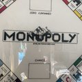 VTG MONOPOLY Cross-Stitch Game Board Framed 1990 Completed Needlepoint Wall Art