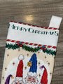 New Christmas Stocking 1994 DIMENSIONS 8452 Pencil Stocking Counted Cross Stitch Santa Christmas Needlepoint Holiday Stocking Holiday Decor