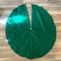 Handmade Vintage Tree Skirt, Finished Bucilla CHRISTMAS VILLAGE Tree Skirt, Table Cover #83980 Handmade Trees Houses Winter Village