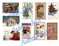 Christmas Printables | Antique Printable Christmas Postcards | Digital Christmas Printables | Vintage Junk Journal Instant Printables |