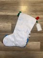 Family Stockings, Personalized Stockings, NEW Bucilla FINISHED In The Workshop Handmade Santa Claus Christmas Stocking Fireplace Decor