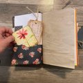 Vintage Old World Junk Journal, Flower Handmade Journal Pages, Custom Journals, Writing, Reading Journals