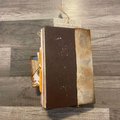 Vintage Old World Junk Journal, Flower Handmade Journal Pages, Custom Journals, Writing, Reading Journals
