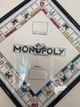 VTG MONOPOLY Cross-Stitch Game Board Framed 1990 Completed Needlepoint Wall Art