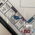 VTG MONOPOLY Cross-Stitch Game Board Framed 1990 Completed Needlepoint Wall Art